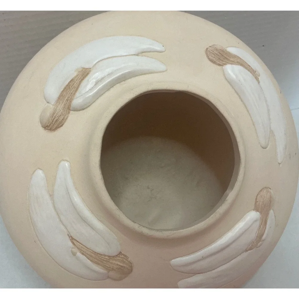 Jack Black Vintage 1994 Pottery Banana Motif Squat Vase Bowl Signed Southwestern